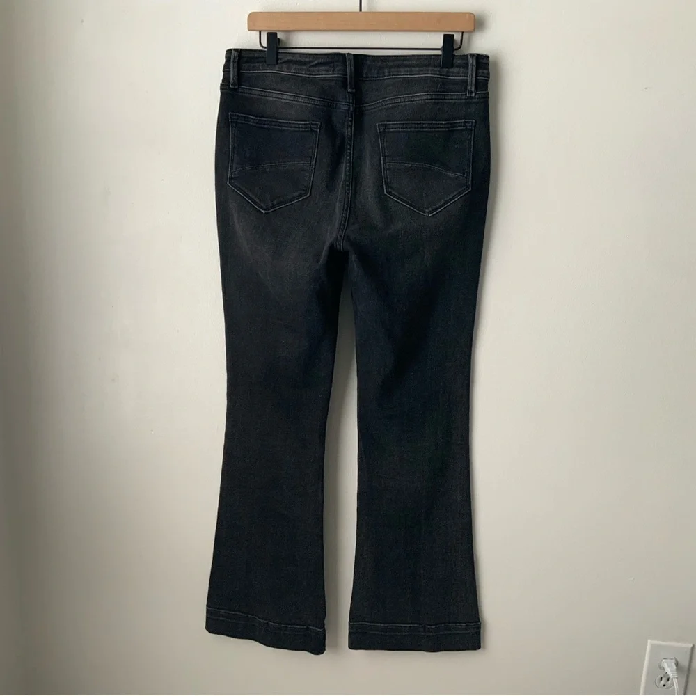 DRIFTWOOD Wyatt Mid-Rise Bootcut Jeans Dark Wash Black Size 30
